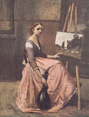 Jean Baptiste Camille  Corot L'atelier (mk11)